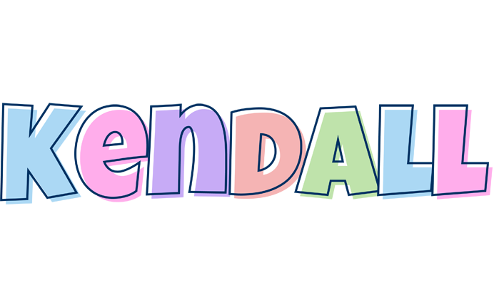 Kendall pastel logo