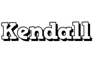 Kendall snowing logo