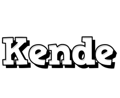 Kende snowing logo