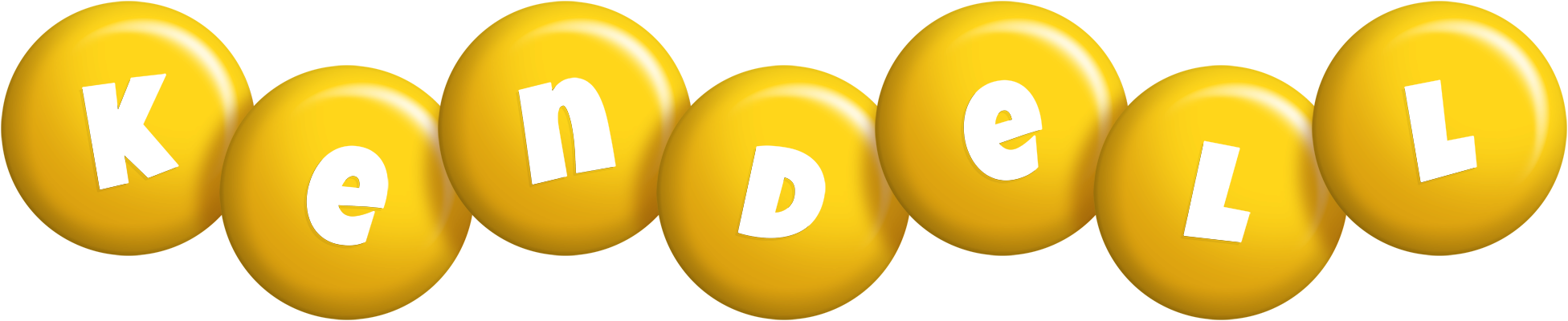 Kendell candy-yellow logo