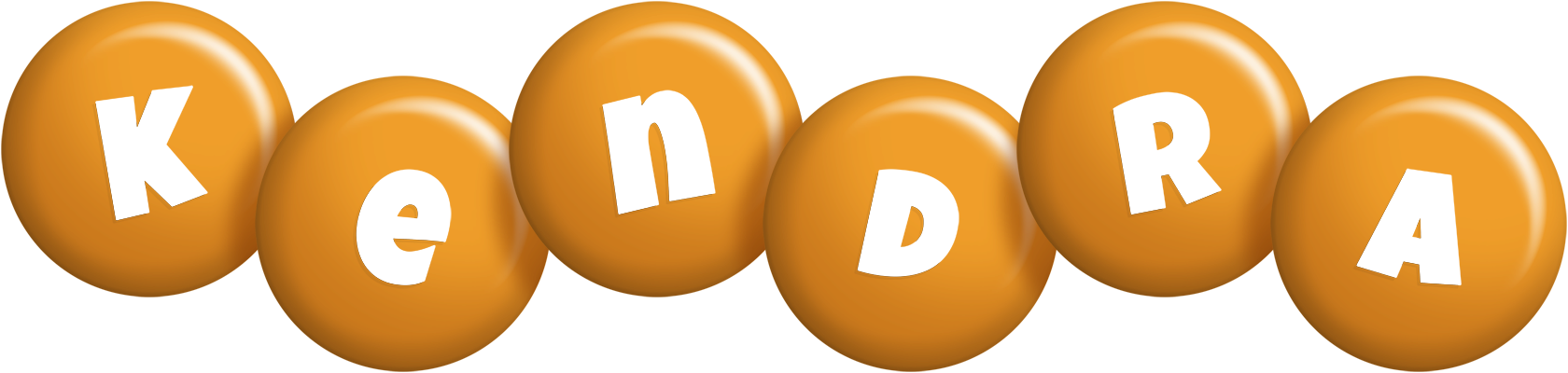 Kendra candy-orange logo