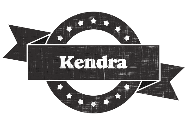 Kendra grunge logo