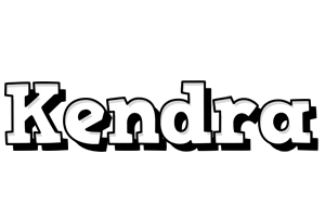 Kendra snowing logo