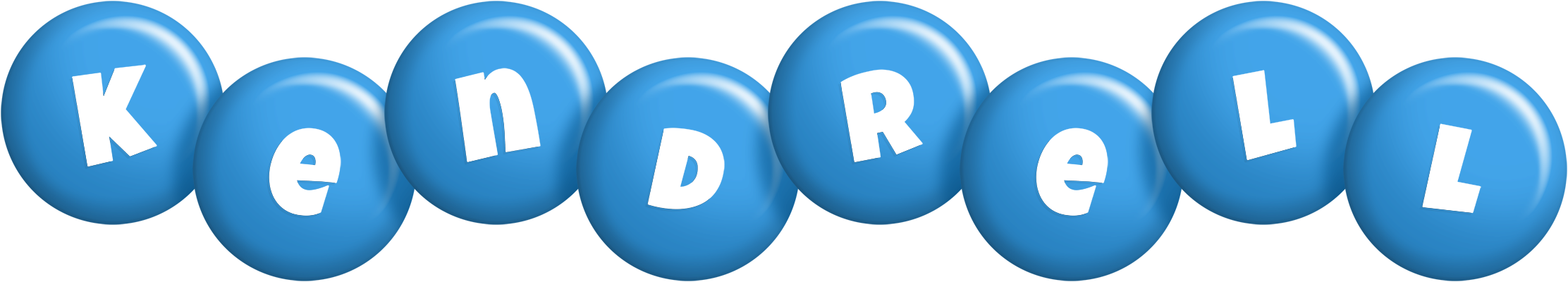 Kendrell candy-blue logo