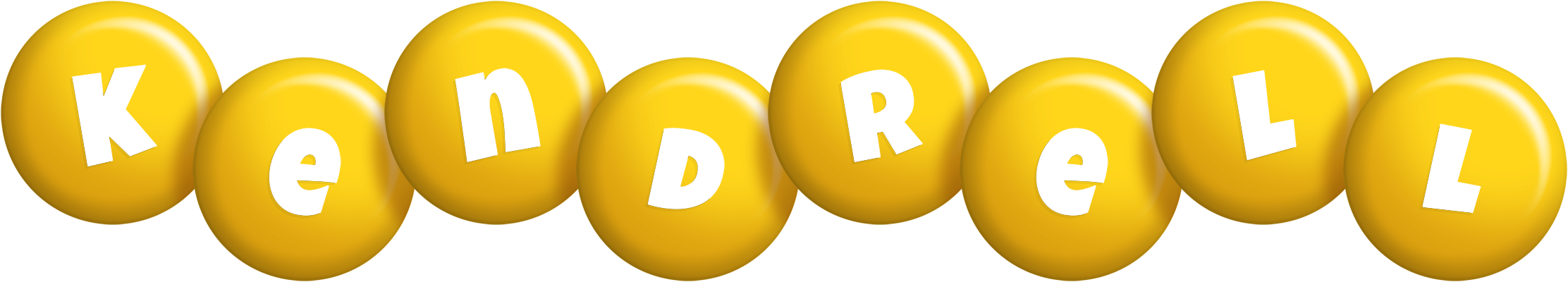 Kendrell candy-yellow logo