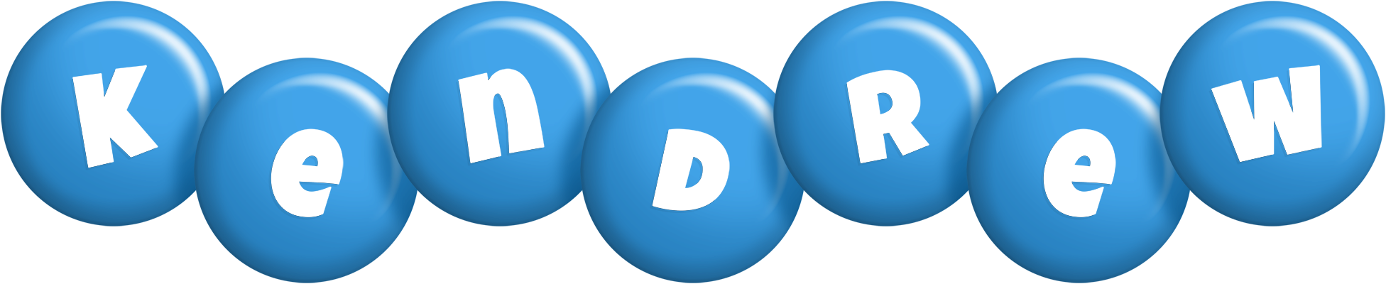 Kendrew candy-blue logo