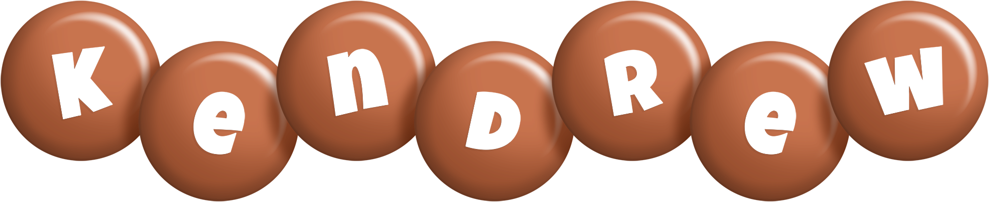 Kendrew candy-brown logo