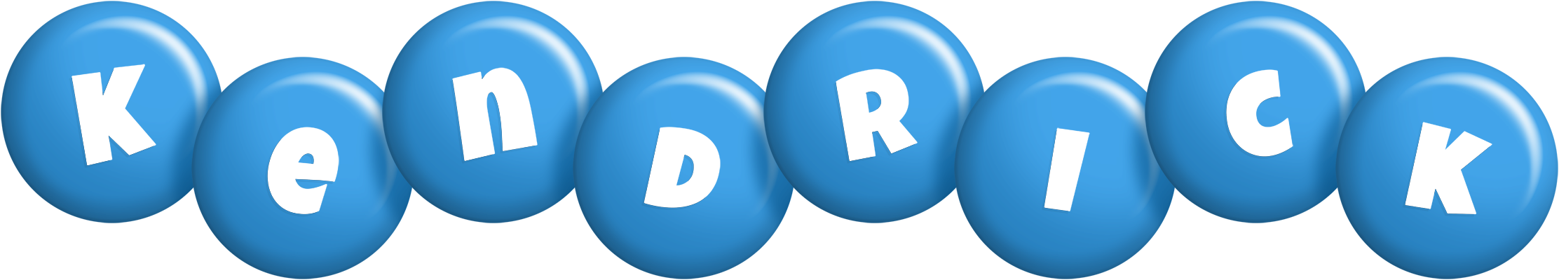 Kendrick candy-blue logo