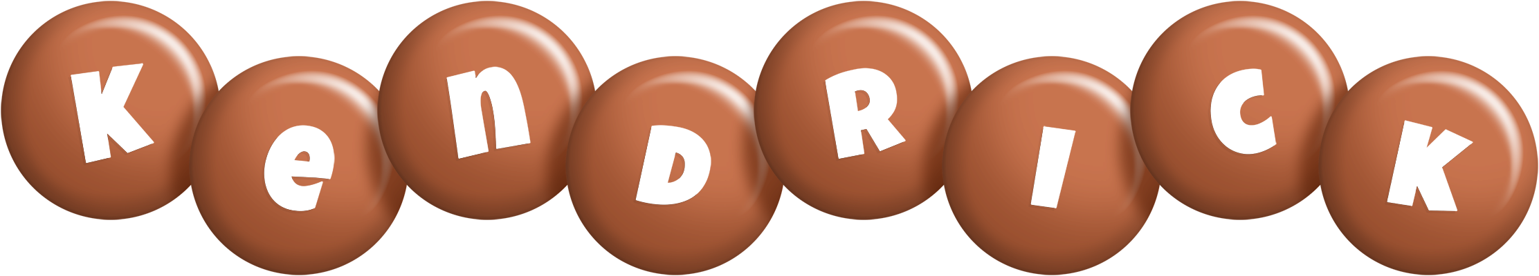 Kendrick candy-brown logo