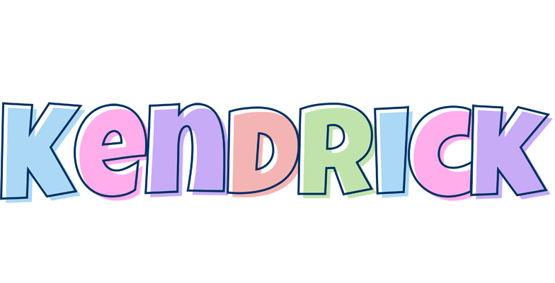 Kendrick pastel logo