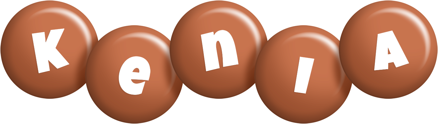 Kenia candy-brown logo