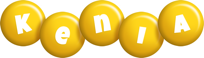Kenia candy-yellow logo