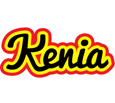 Kenia flaming logo