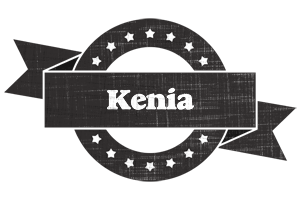 Kenia grunge logo