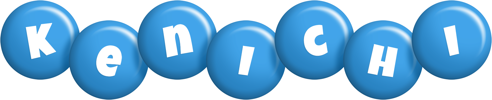 Kenichi candy-blue logo
