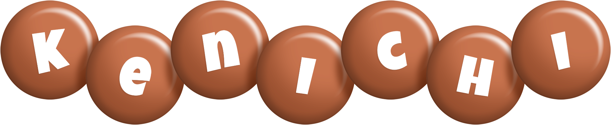 Kenichi candy-brown logo