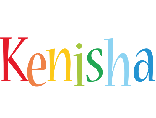 Kenisha birthday logo