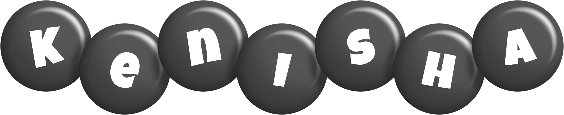 Kenisha candy-black logo