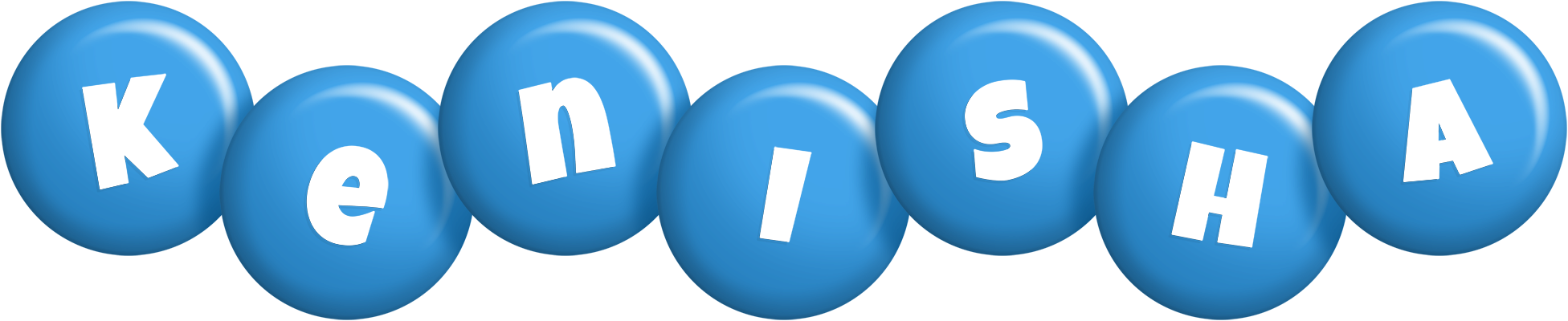 Kenisha candy-blue logo