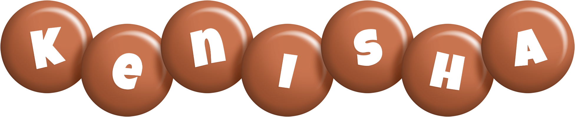 Kenisha candy-brown logo