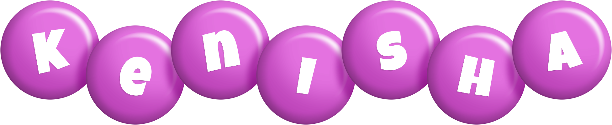 Kenisha candy-purple logo