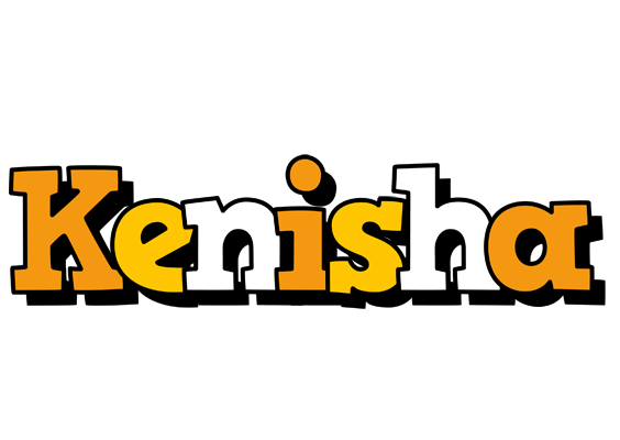 Kenisha cartoon logo