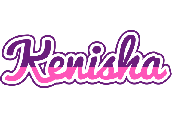 Kenisha cheerful logo