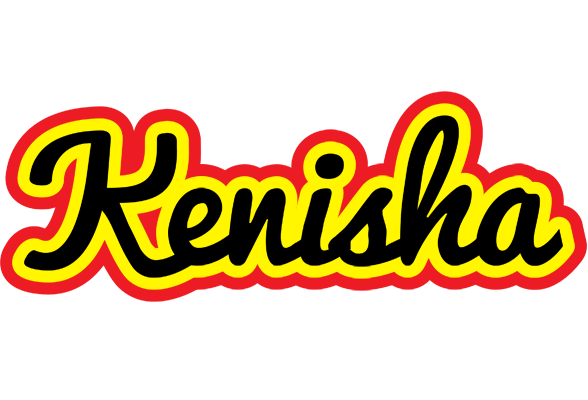 Kenisha flaming logo