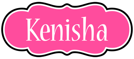 Kenisha invitation logo