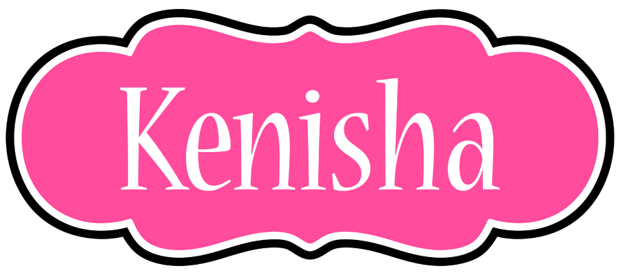 Kenisha invitation logo