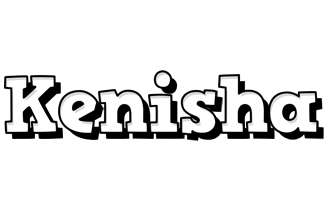 Kenisha snowing logo