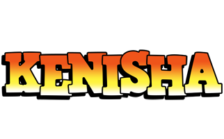 Kenisha sunset logo