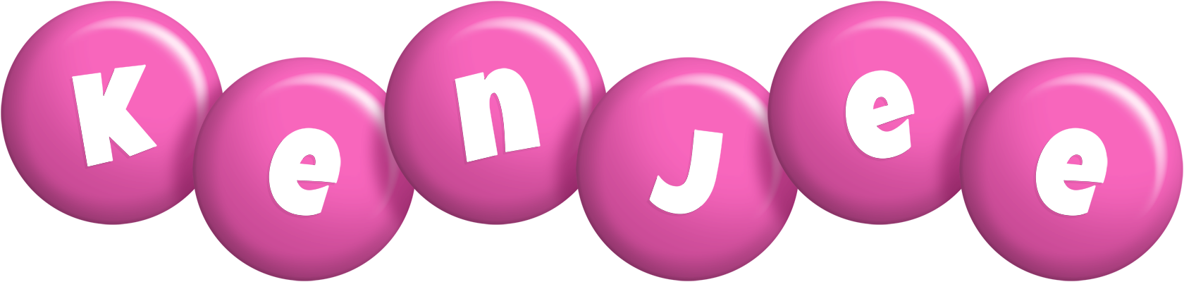 Kenjee candy-pink logo