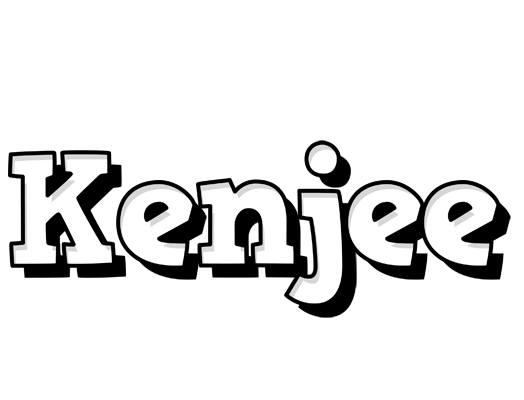 Kenjee snowing logo