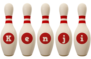 Kenji bowling-pin logo