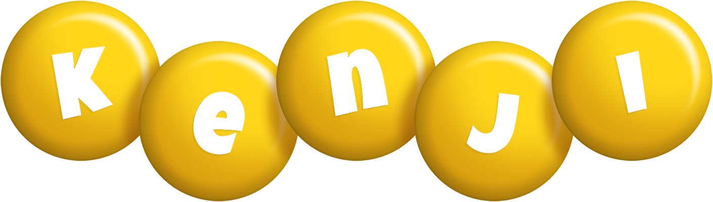 Kenji candy-yellow logo