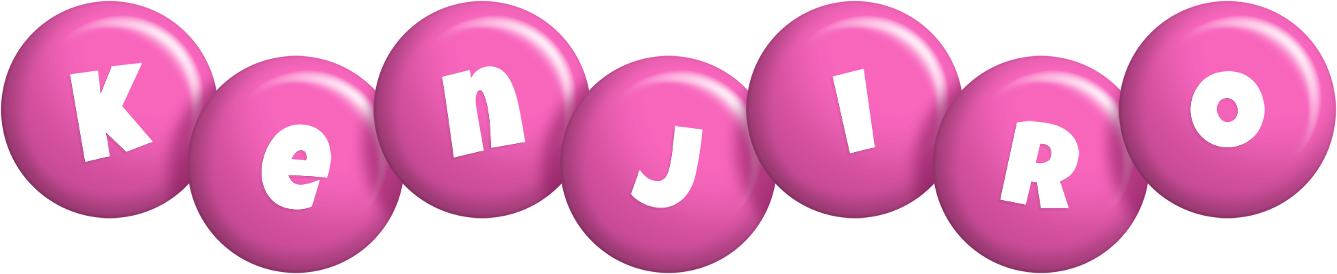 Kenjiro candy-pink logo