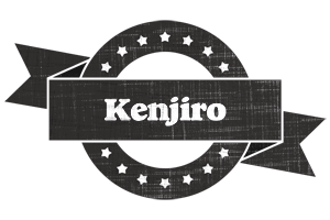 Kenjiro grunge logo