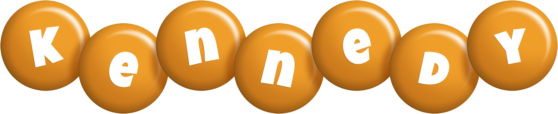 Kennedy candy-orange logo