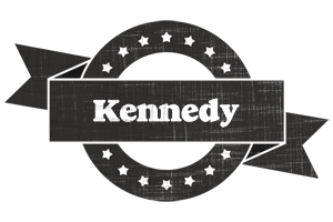 Kennedy grunge logo