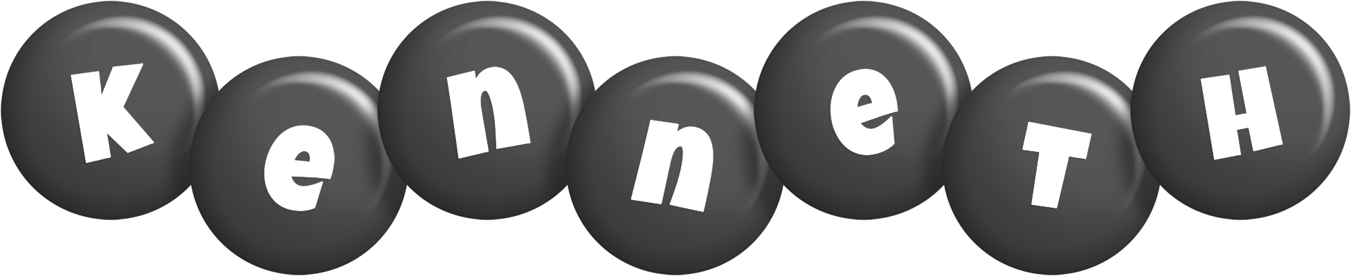 Kenneth candy-black logo