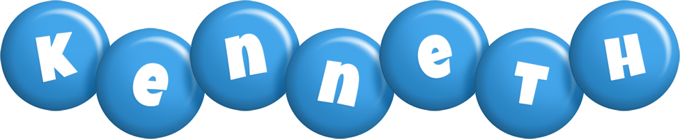 Kenneth candy-blue logo
