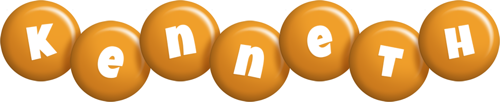 Kenneth candy-orange logo