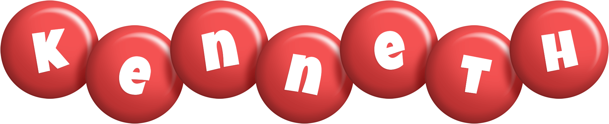 Kenneth candy-red logo