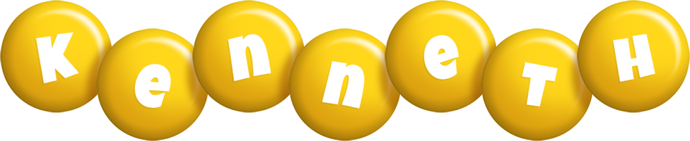 Kenneth candy-yellow logo
