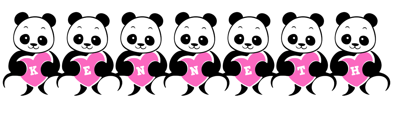 Kenneth love-panda logo