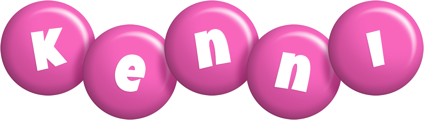 Kenni candy-pink logo