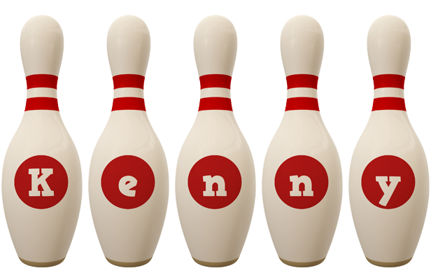 Kenny bowling-pin logo