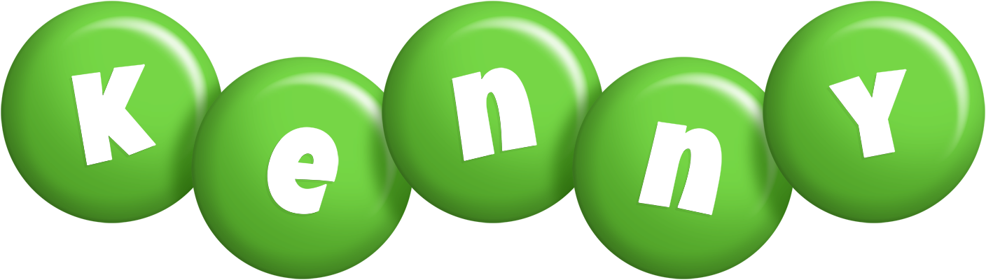 Kenny candy-green logo