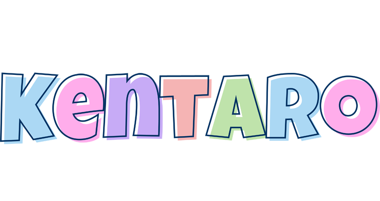 Kentaro pastel logo